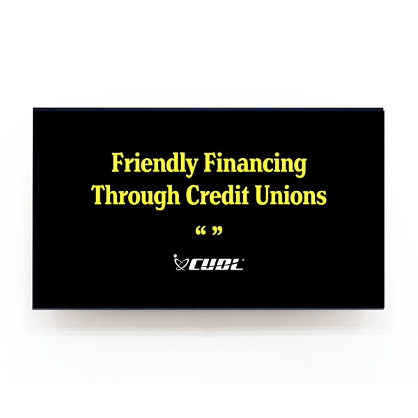 Digital Signage: Credit Union Financing (3840x2160)