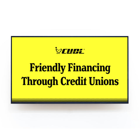 Digital Signage: Credit Union Financing (3840x2160)